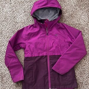 Kids Waterproof Raincoat in Vibrant Purple